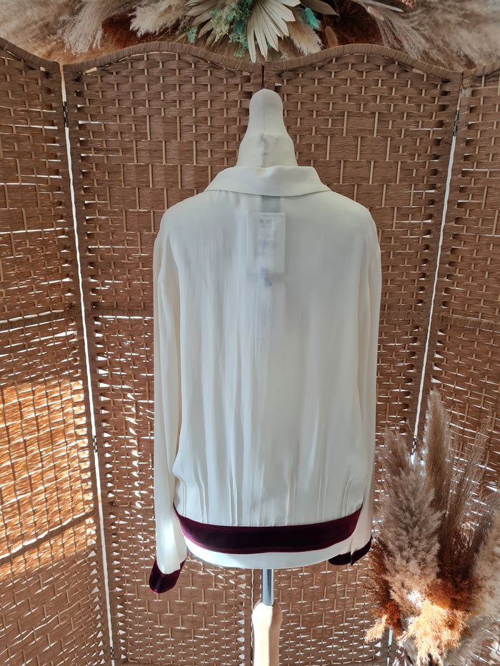 Reiss Cream Blouse 12 New RRP £190