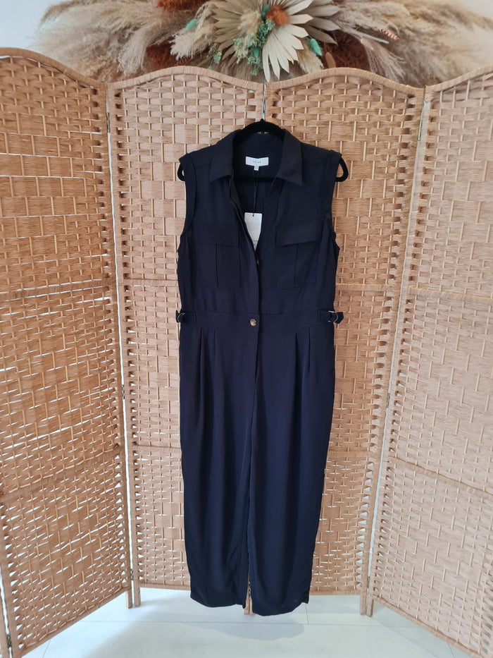 Reiss Navy Jumpsuit NWT 14
