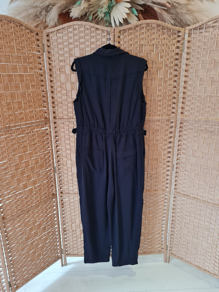 Reiss Navy Jumpsuit NWT 14