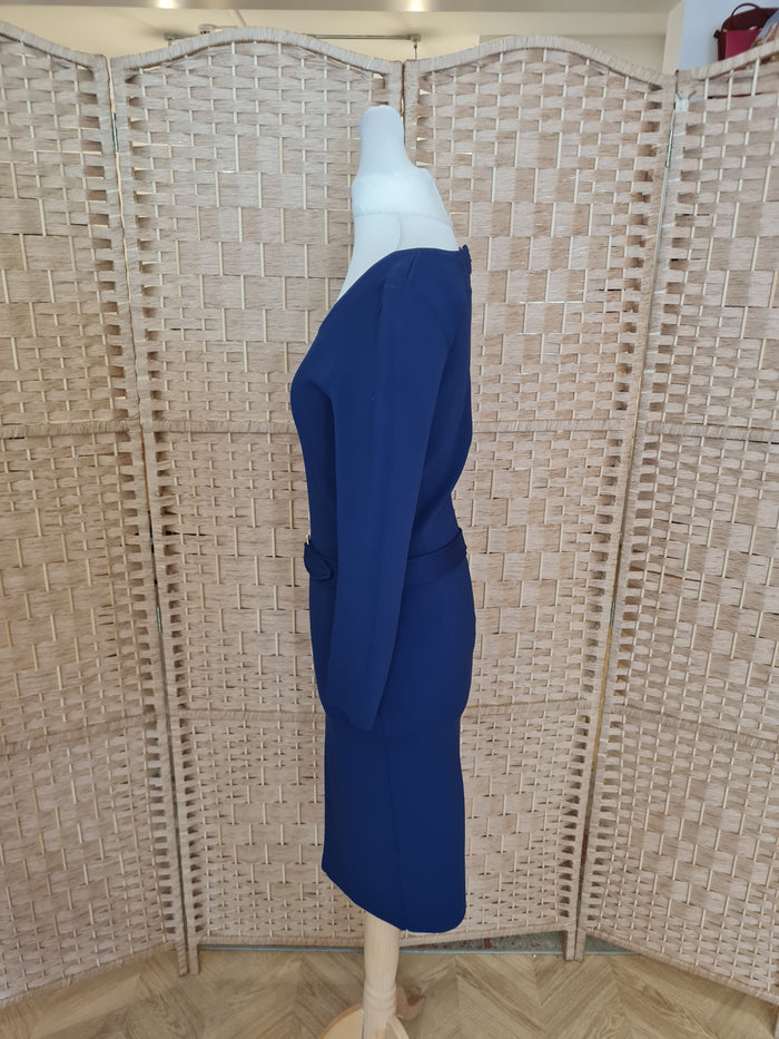 Reiss Navy Stretch Dress S