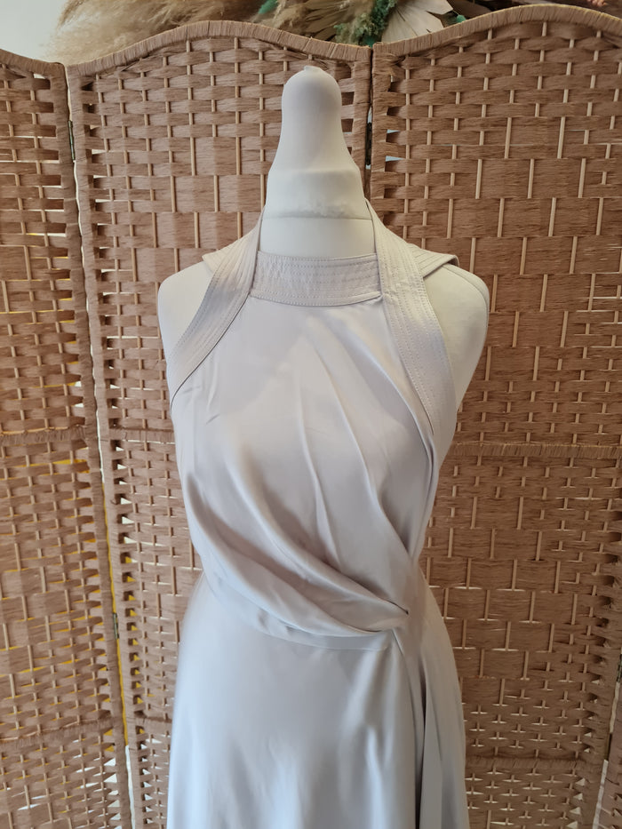 Reiss Oyster halter dress size 8