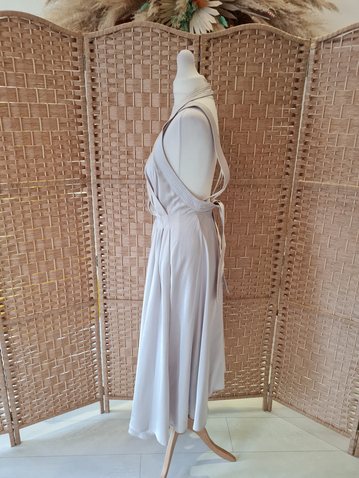 Reiss Oyster halter dress size 8