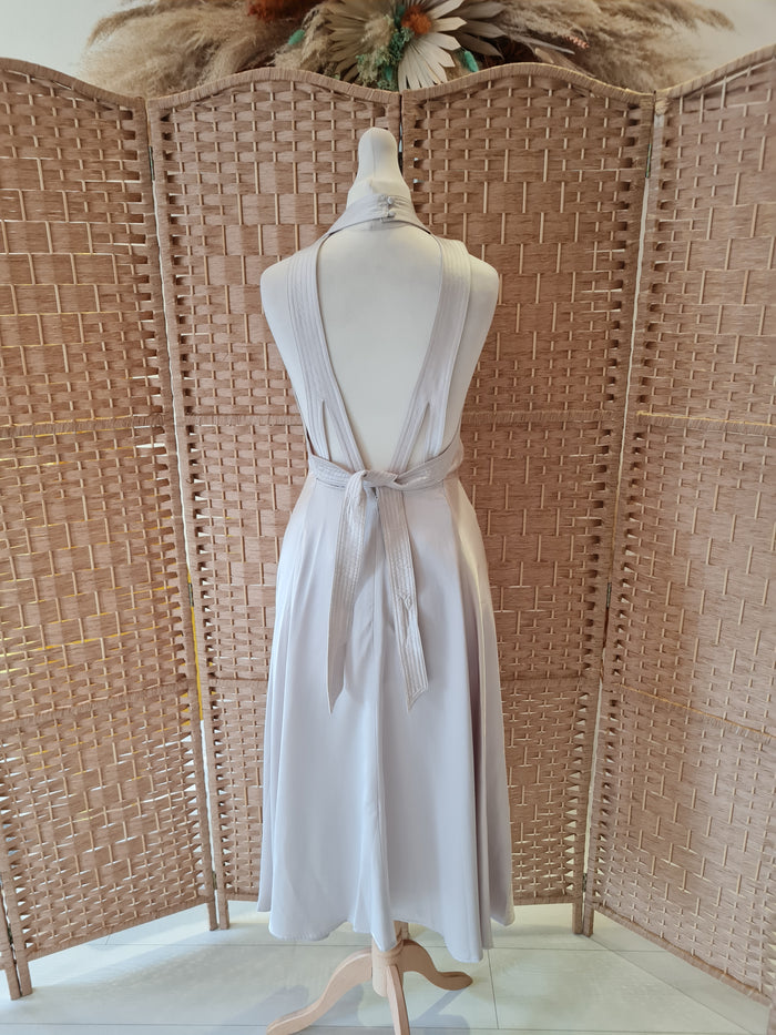 Reiss Oyster halter dress size 8
