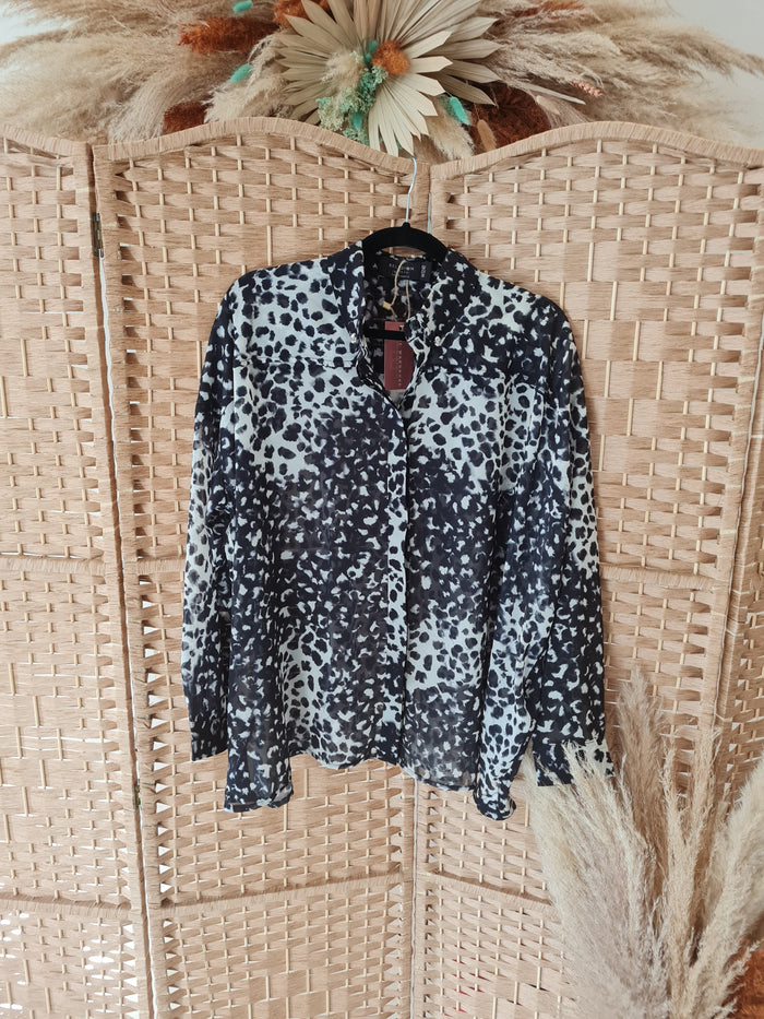 Religion leopard print shirt 12