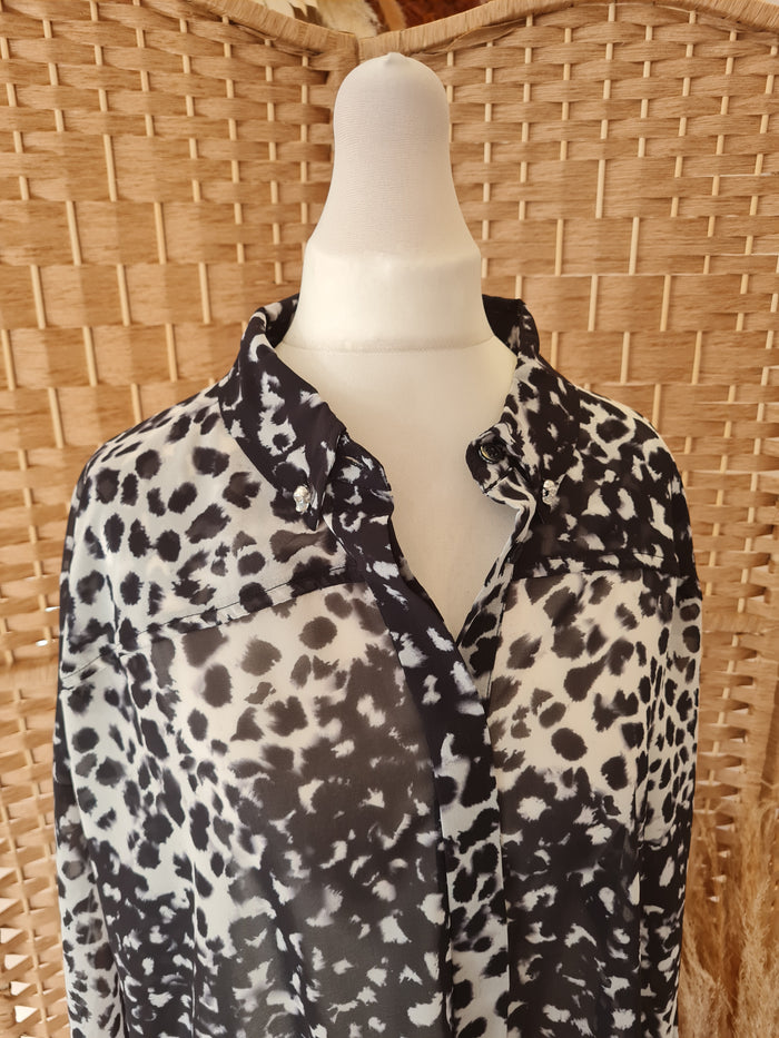 Religion leopard print shirt 12
