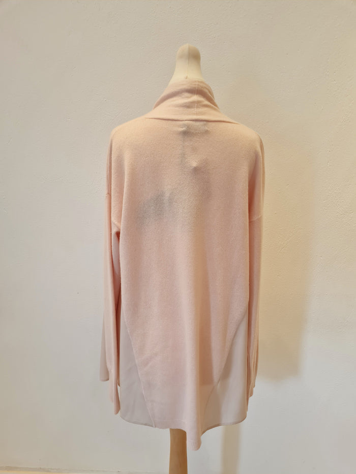 Repeat Pink Cashmere Cardigan New