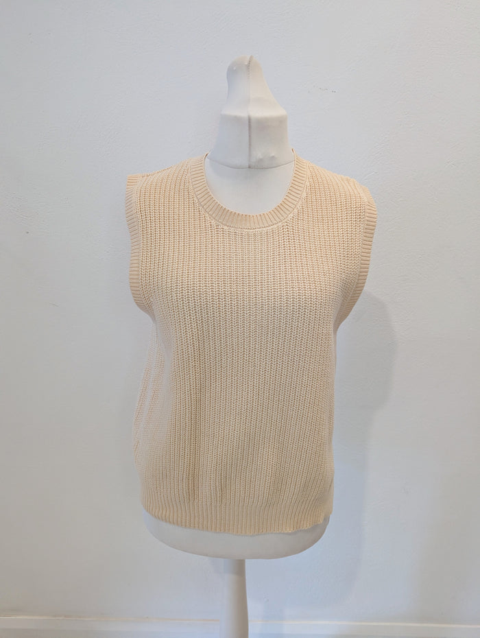 Replay Cream Vest M/ L