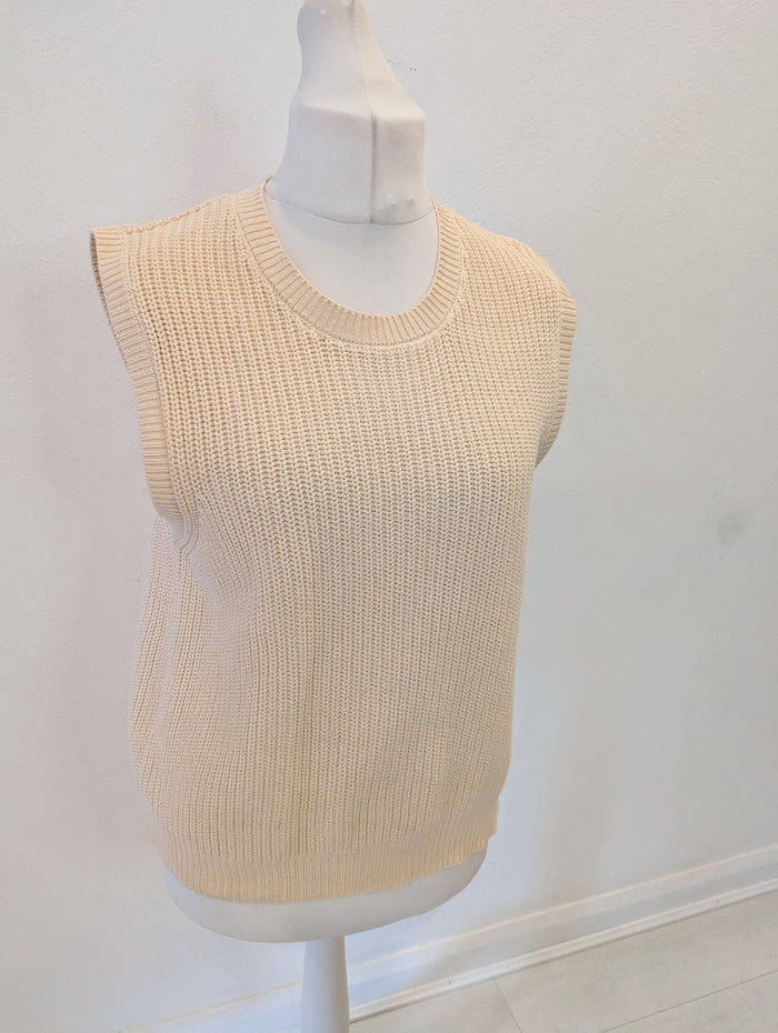 Replay Cream Vest M/ L