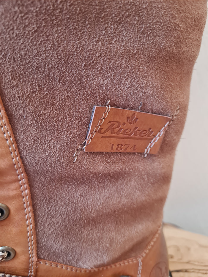 Rieker tan boots 5