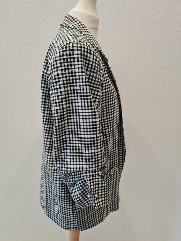 River Island Black & White Blazer 12