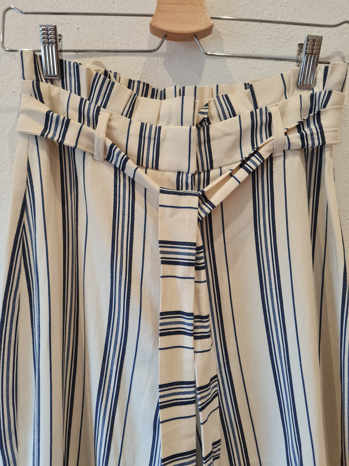 River island Blue stripe trouser 8 New