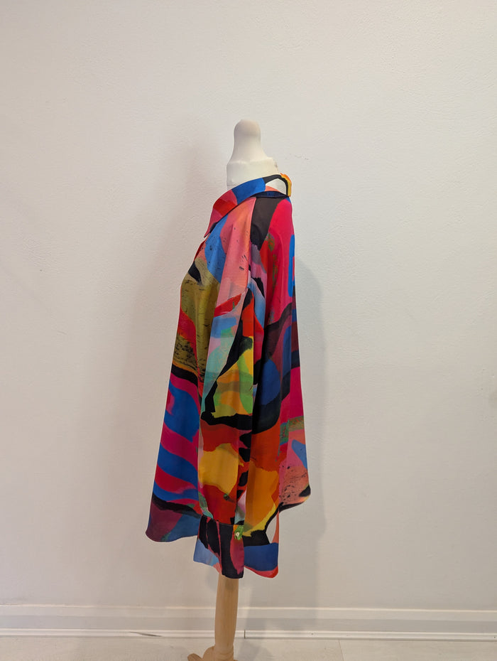 River Island Bright Multi Blouse 10