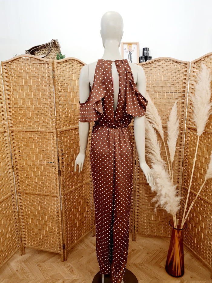 River Island Brown spot Jumpsuit 16