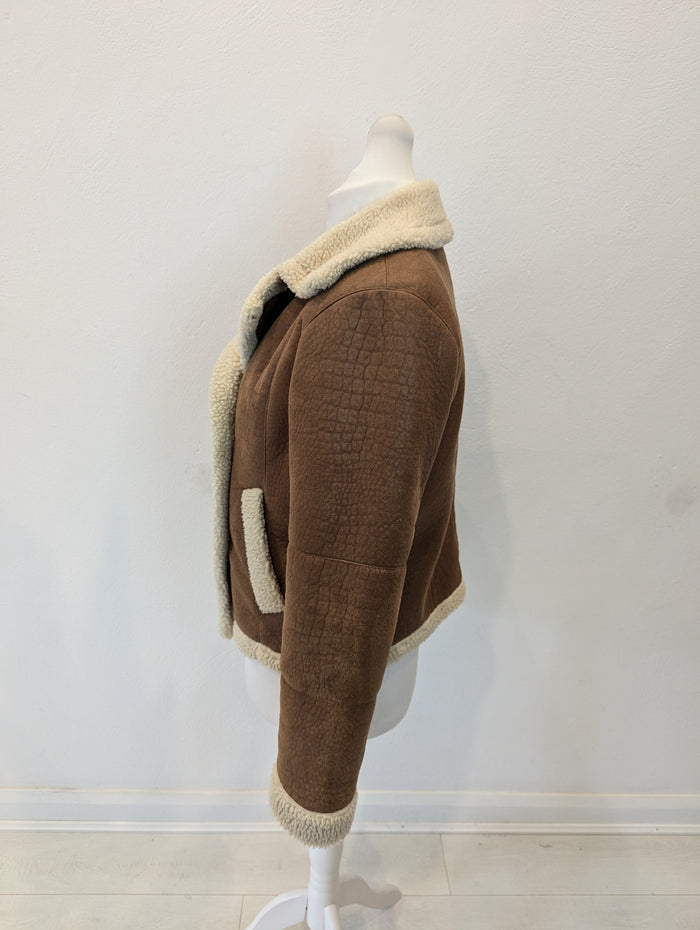 River Island Faux Shearling Jacket 16