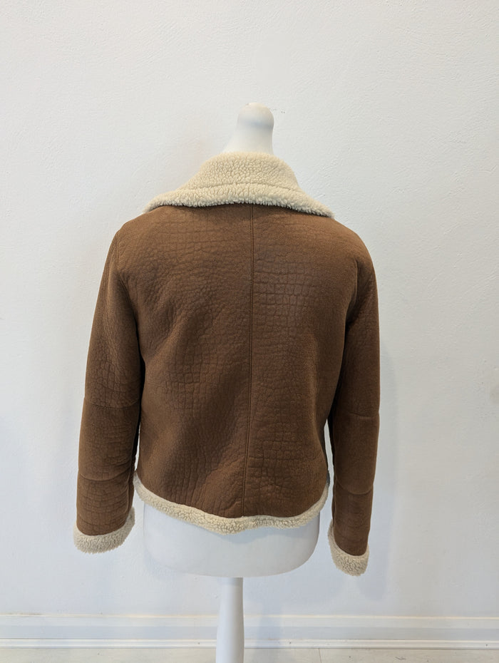 River Island Faux Shearling Jacket 16