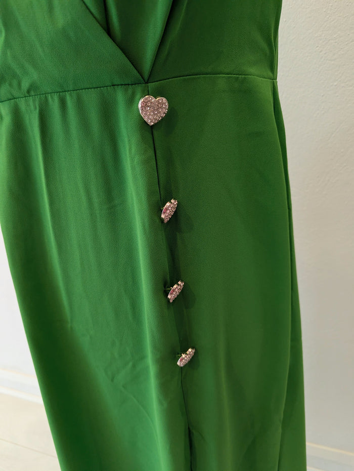 River Island Geen Halter Dress 16 NWT £55