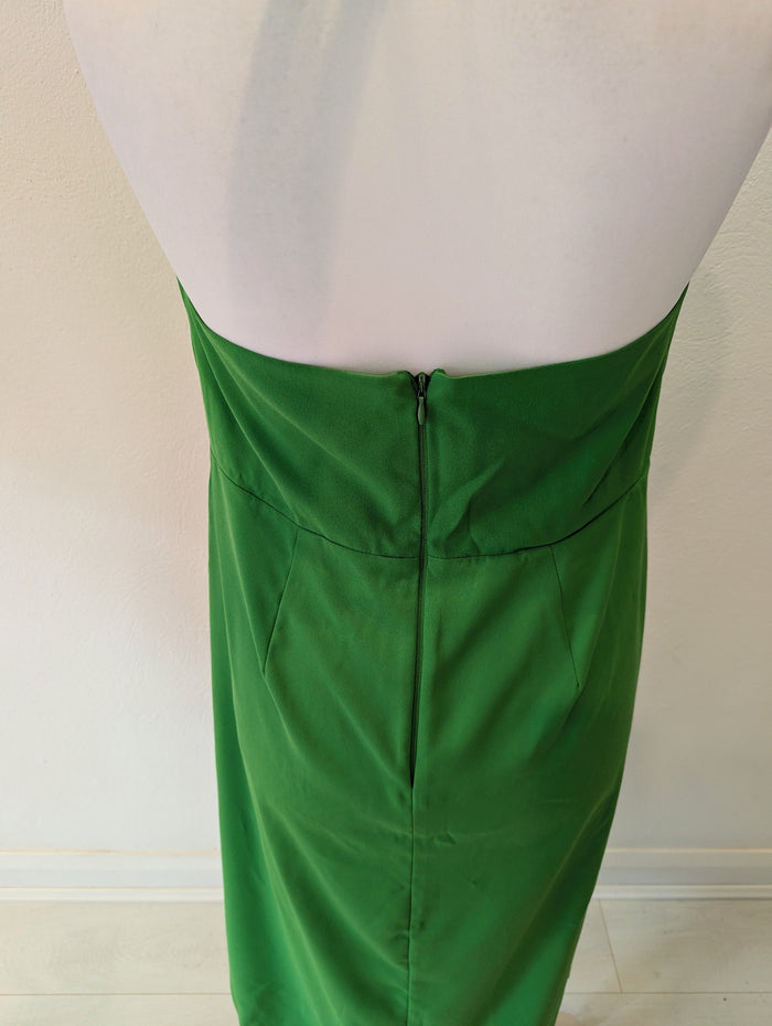 River Island Geen Halter Dress 16 NWT £55