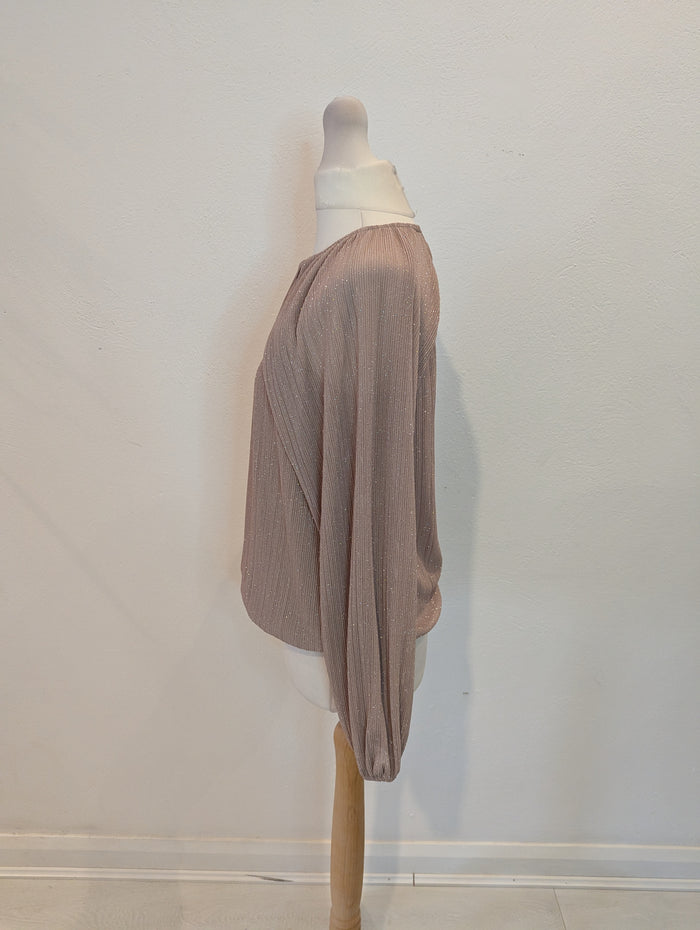 River Island Gold Blouse 10 NWT