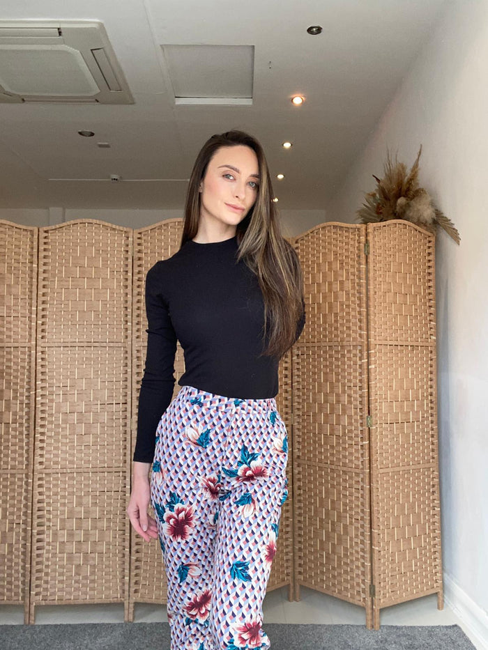 River Island Pattern trousers 8