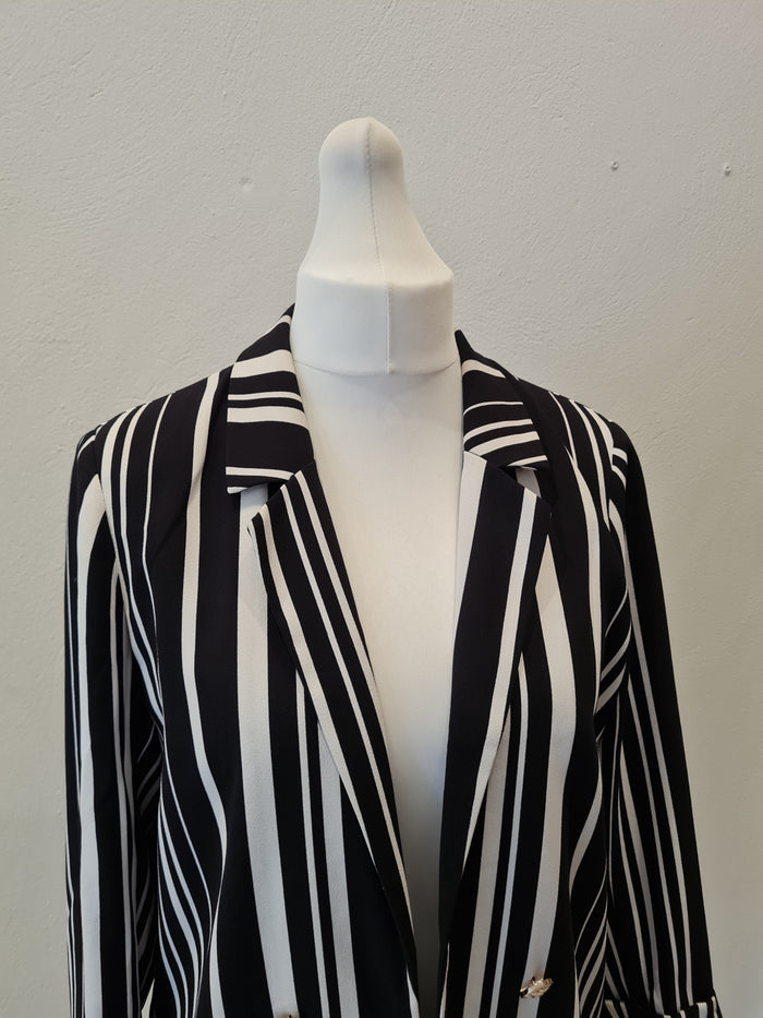River Island Stripe Blazer Size 14