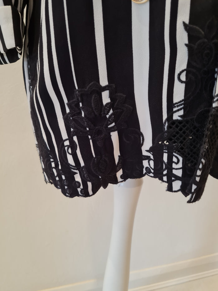 River Island Stripe Blazer Size 14