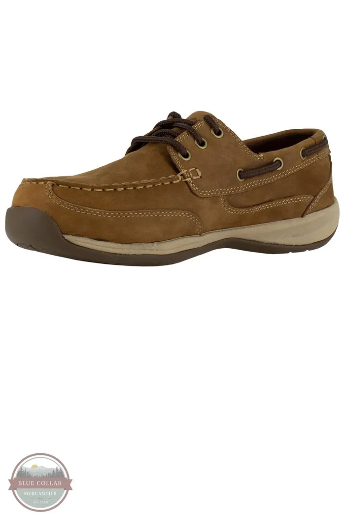 Rockport Works RK6736 Sailing Club Three Eye Tie Safety Toe Work Shoe other side