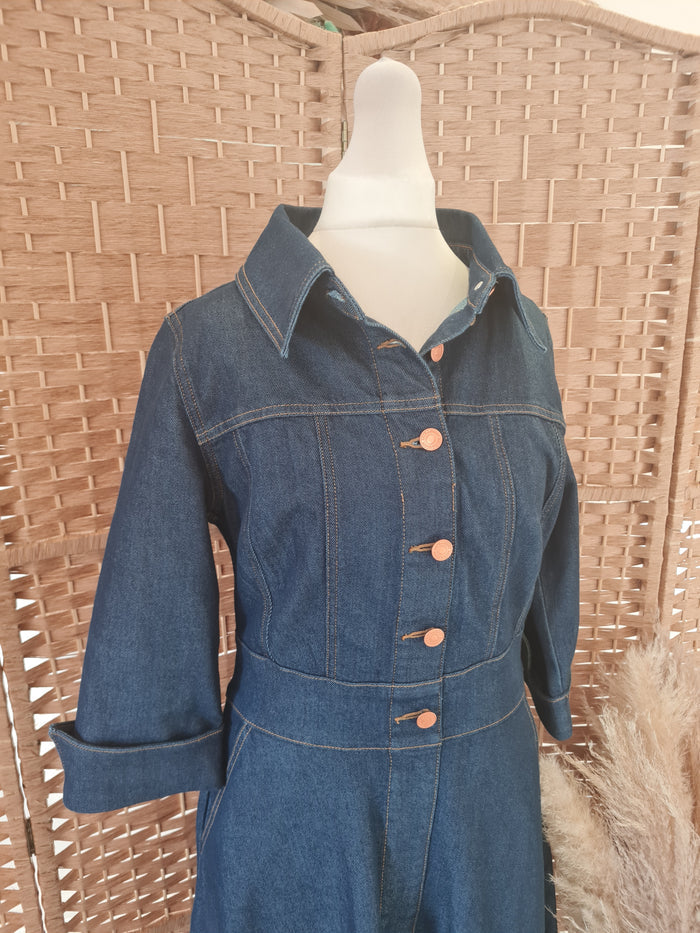 Rock a booty Denim Dress S