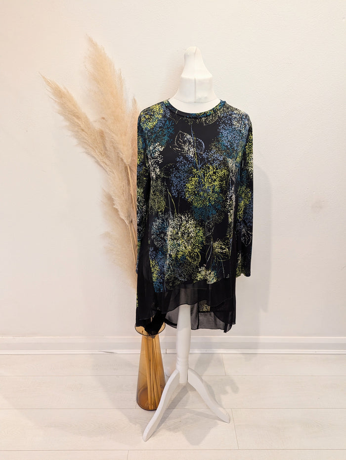 Roman Green Leaf Back Top 16