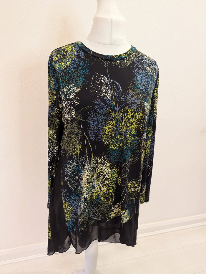 Roman Green Leaf Back Top 16
