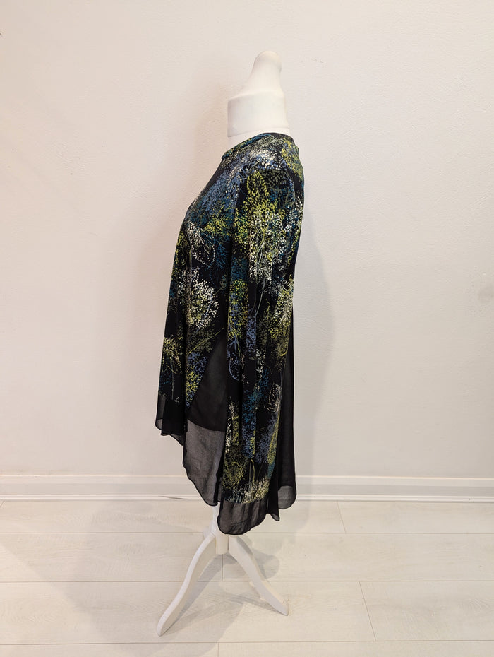 Roman Green Leaf Back Top 16