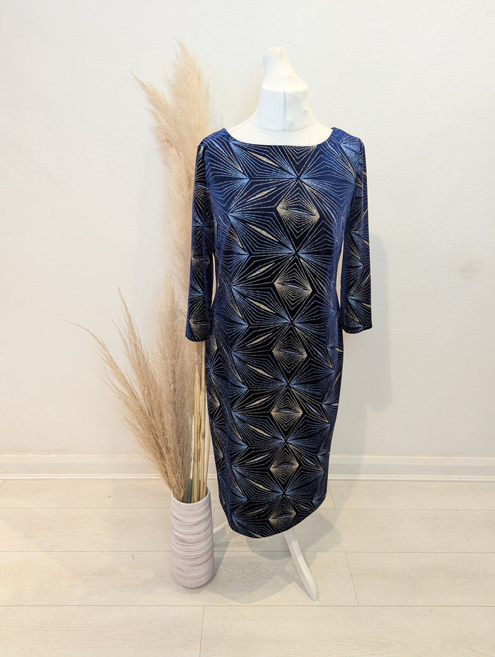 Roman Navy Sparkle Dress 18
