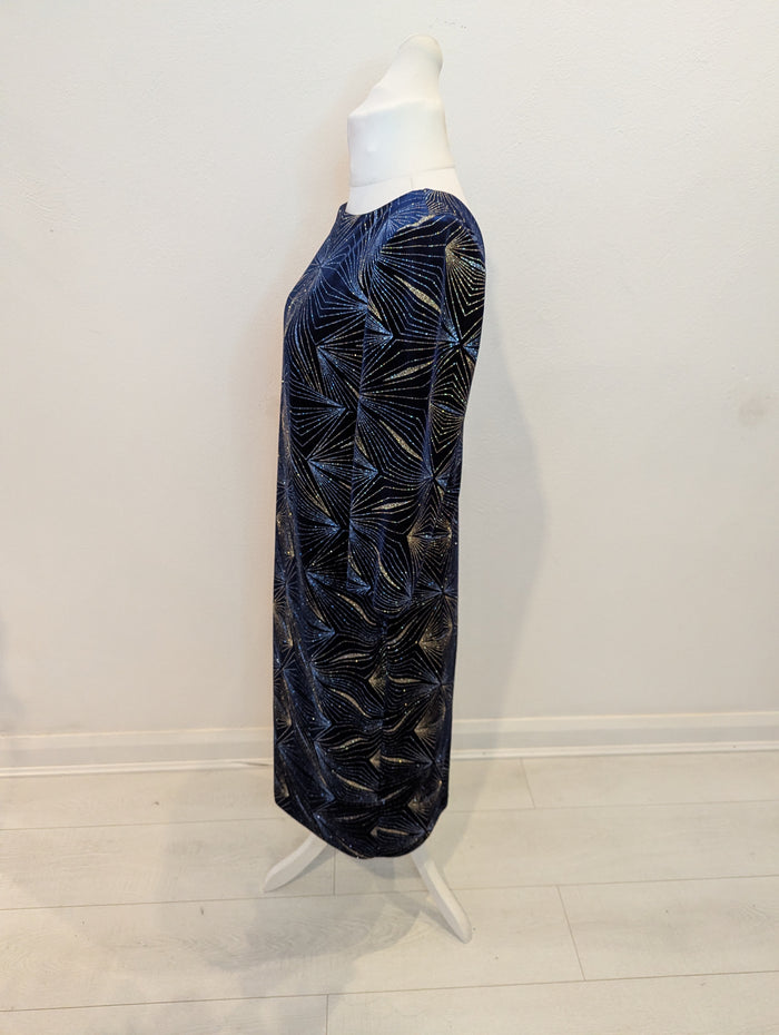 Roman Navy Sparkle Dress 18
