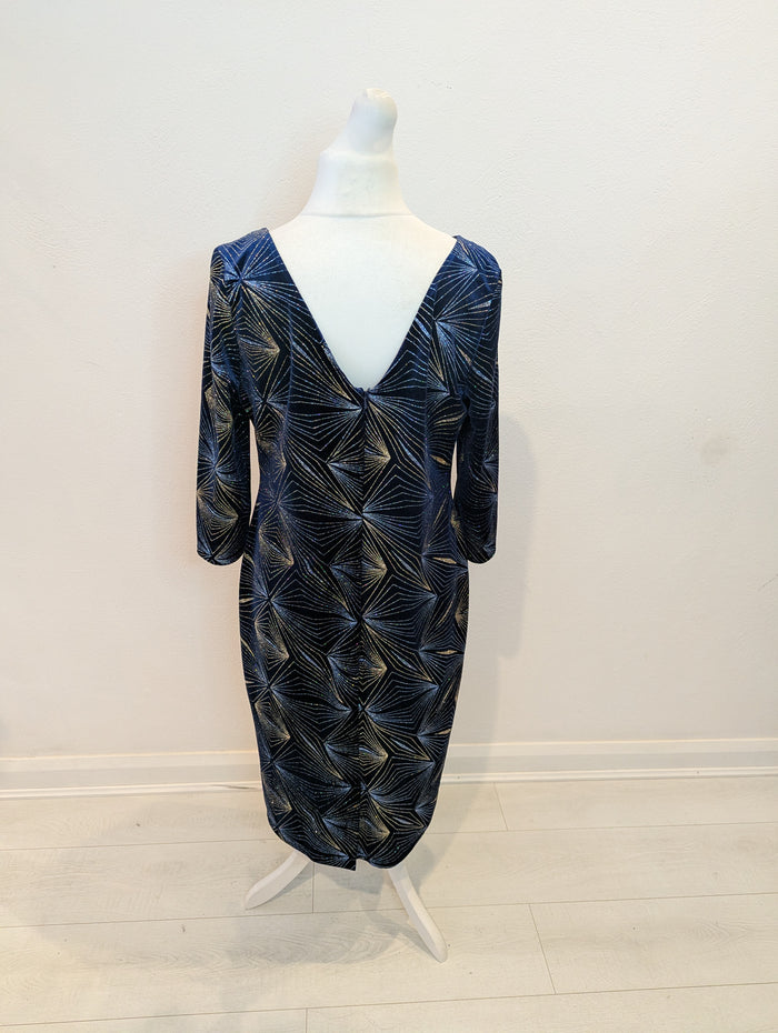 Roman Navy Sparkle Dress 18
