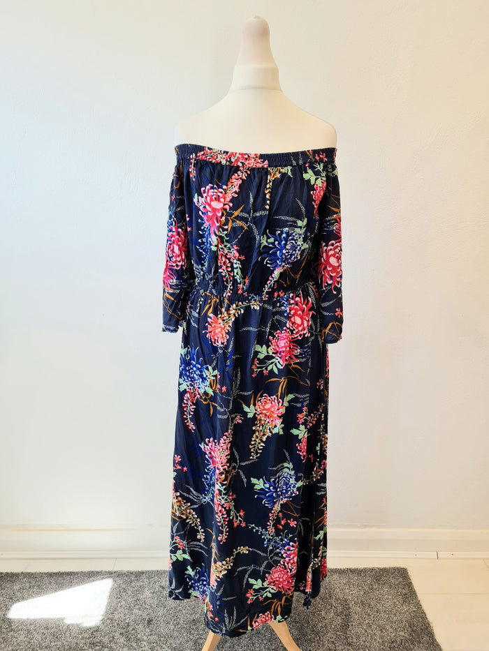 Rosie for Autograph floral off shoulder dress 12