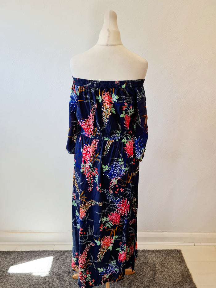 Rosie for Autograph floral off shoulder dress 12
