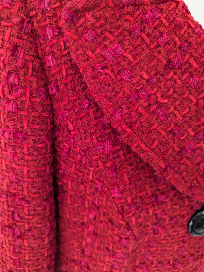 Rouge Red/Pink Boucle Coat 18