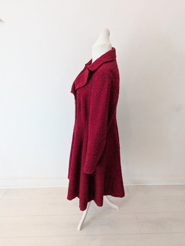 Rouge Red/Pink Boucle Coat 18