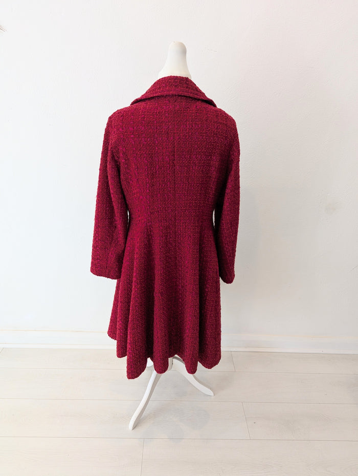 Rouge Red/Pink Boucle Coat 18
