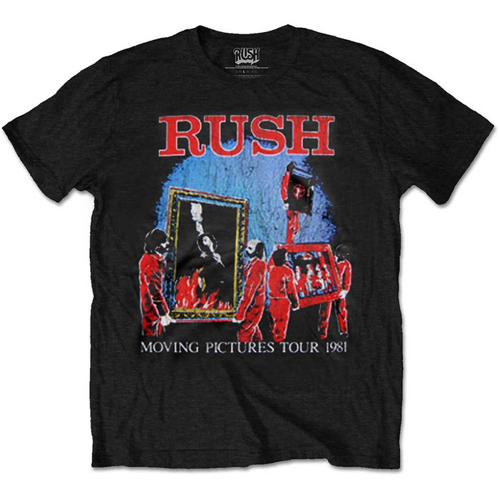 RUSH Unisex T-shirt- Moving Pictures Tour Rock Off