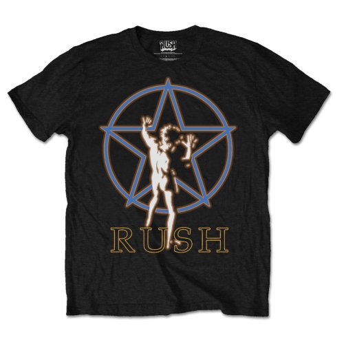 RUSH Unisex T-shirt- Starman Glow Rock Off