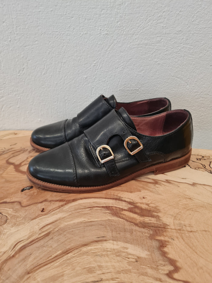 Russell & Bromley Black Brogues Size 4