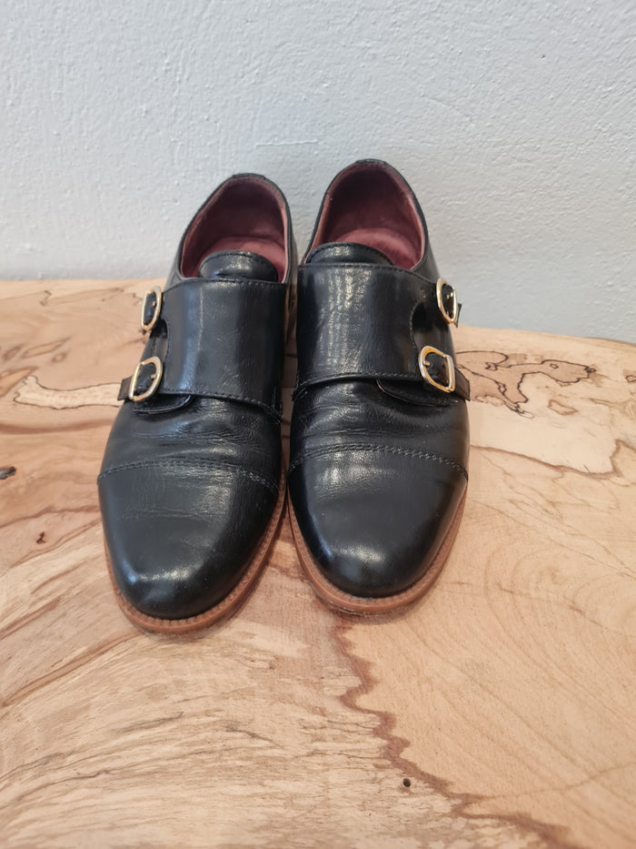 Russell & Bromley Black Brogues Size 4