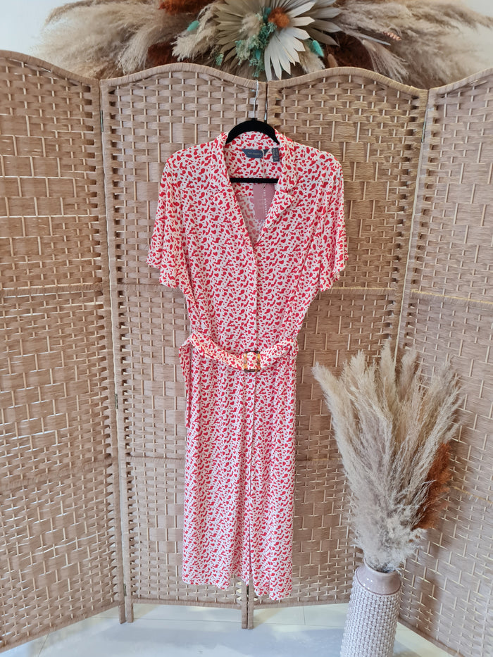 Ruth Langsford Orange Print Maxi Dress Size XL