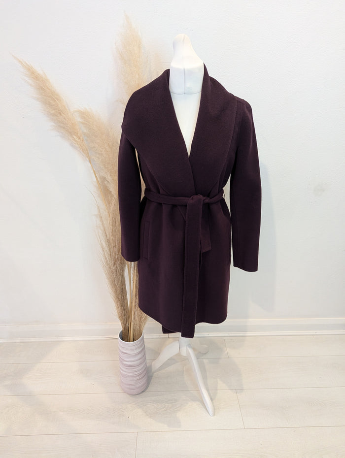 Saba Kayla drape coat XS NWT
