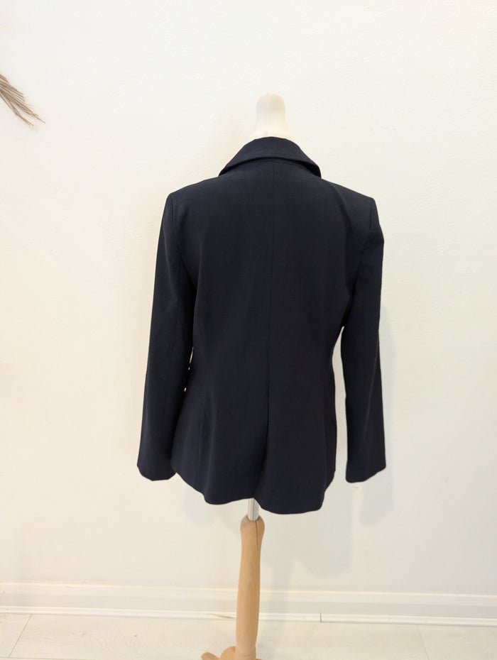 Saint + Sofia Payton blazer navy 10 NWT