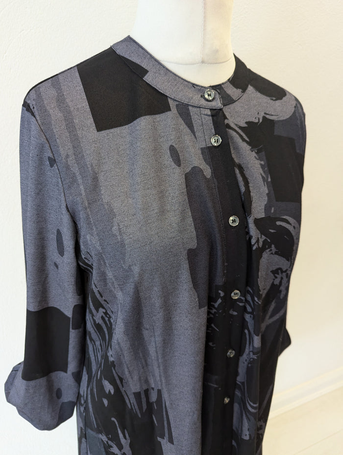 Saloos Black/ Grey Smock Dress 12