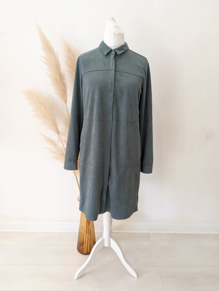 Sandwich Blue Shirt Dress 12