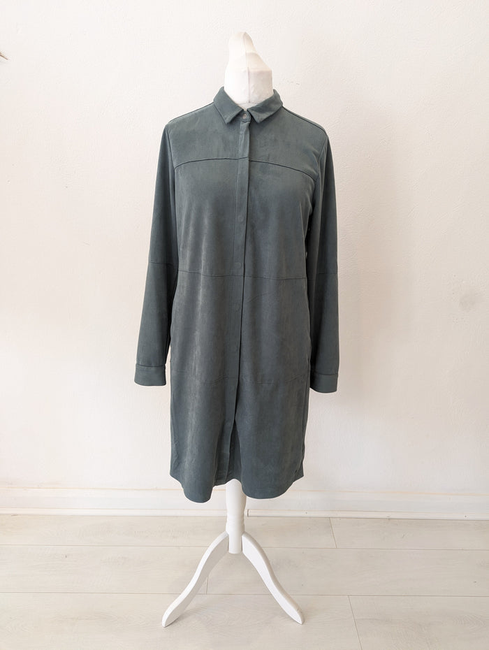 Sandwich Blue Shirt Dress 12