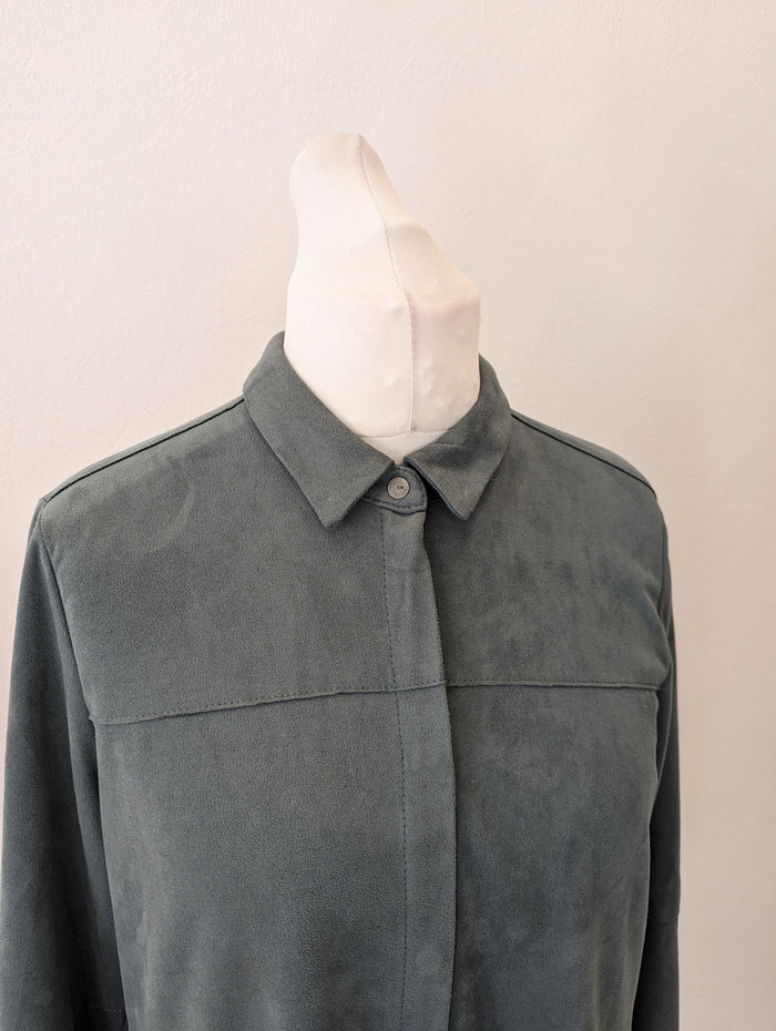 Sandwich Blue Shirt Dress 12