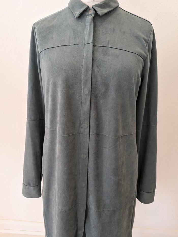 Sandwich Blue Shirt Dress 12